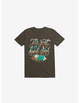 It's Just A Bed Day Brown T-Shirt, , hi-res