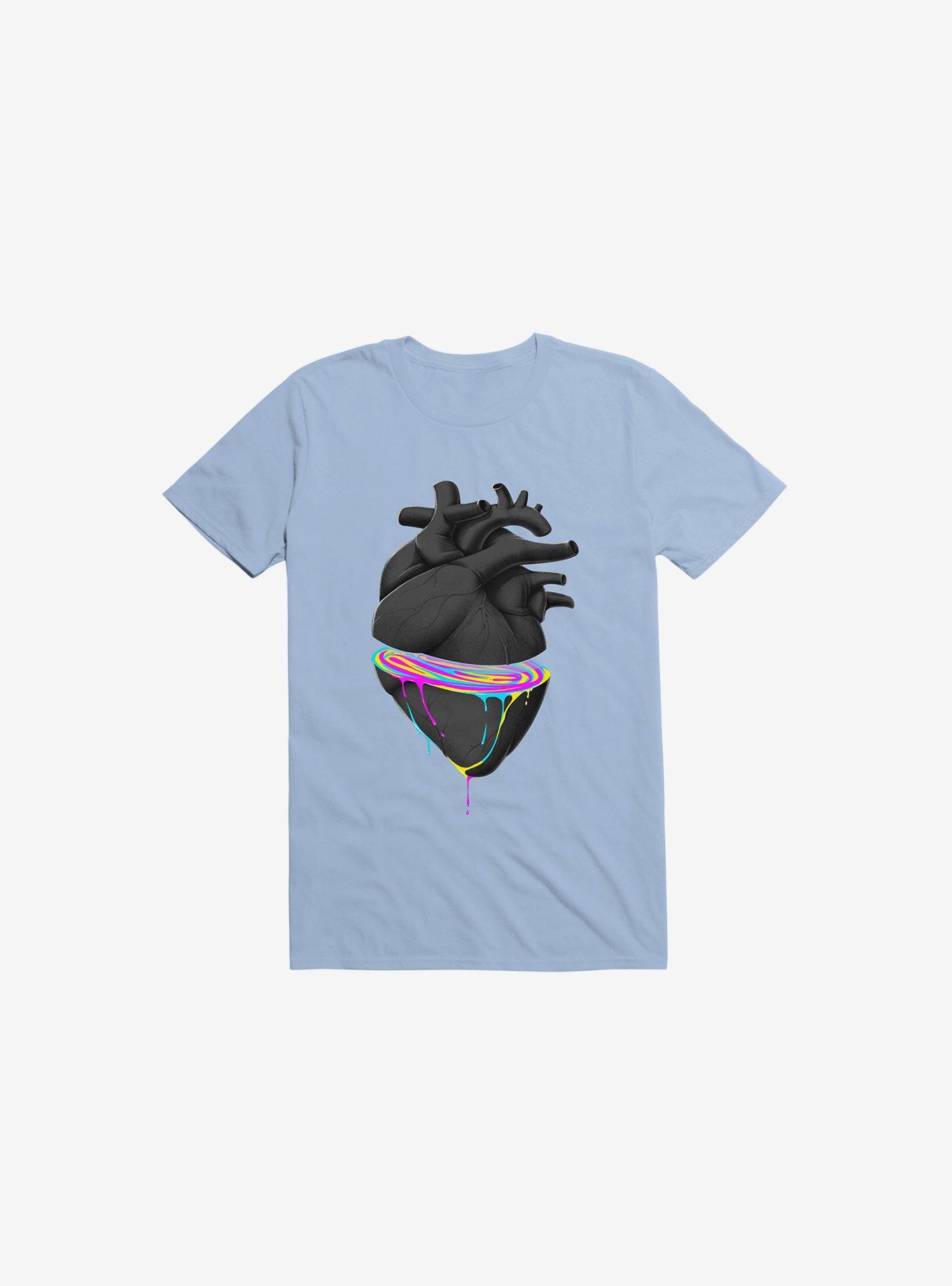Bleeding Heart Light Blue T-Shirt, , hi-res