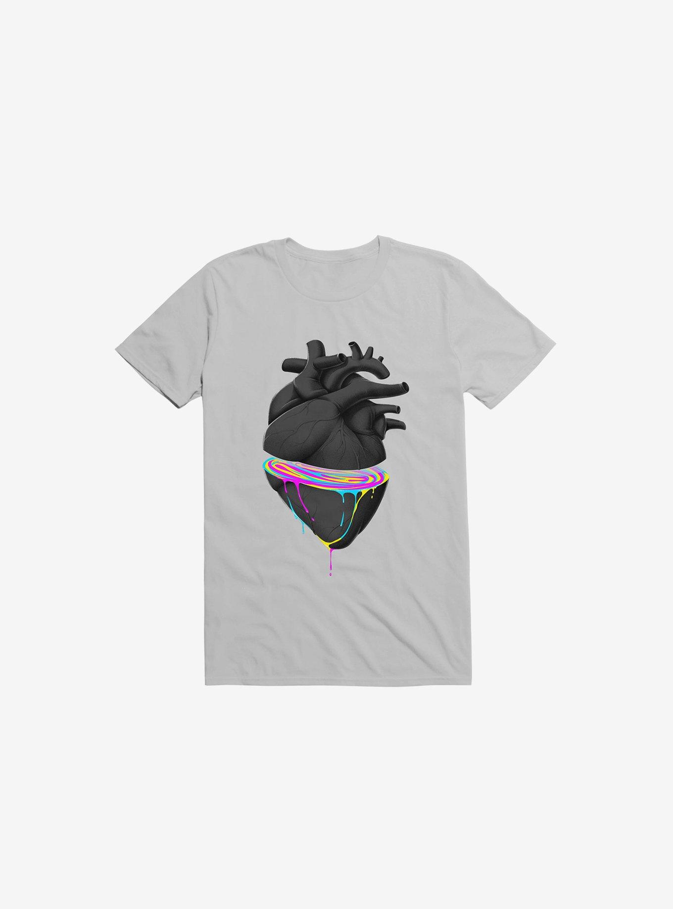 Bleeding Heart Ice Grey T-Shirt, ICE GREY, hi-res