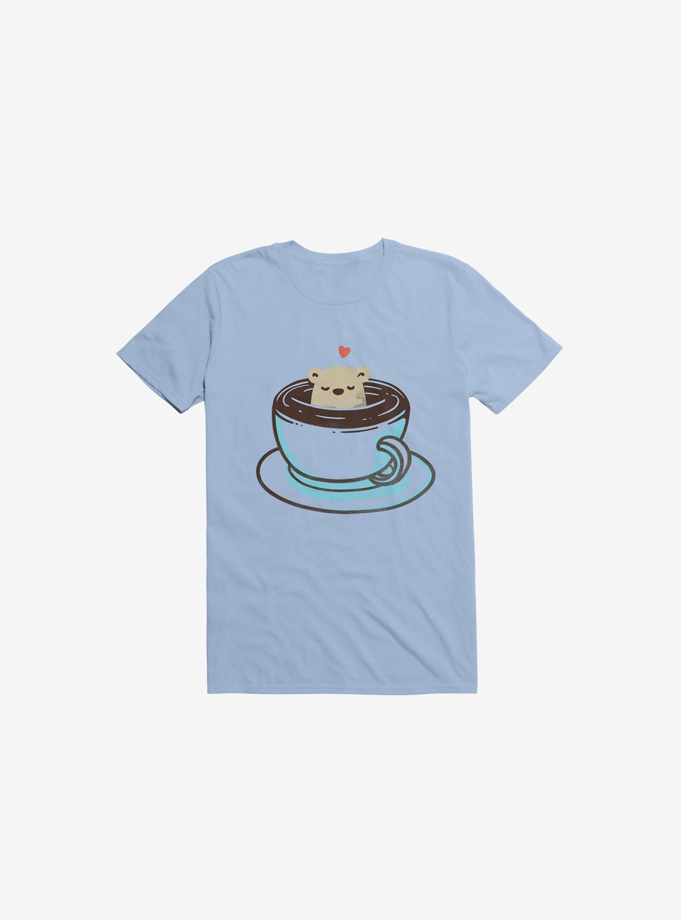 Coffee Lover Light Blue T-Shirt, LIGHT BLUE, hi-res