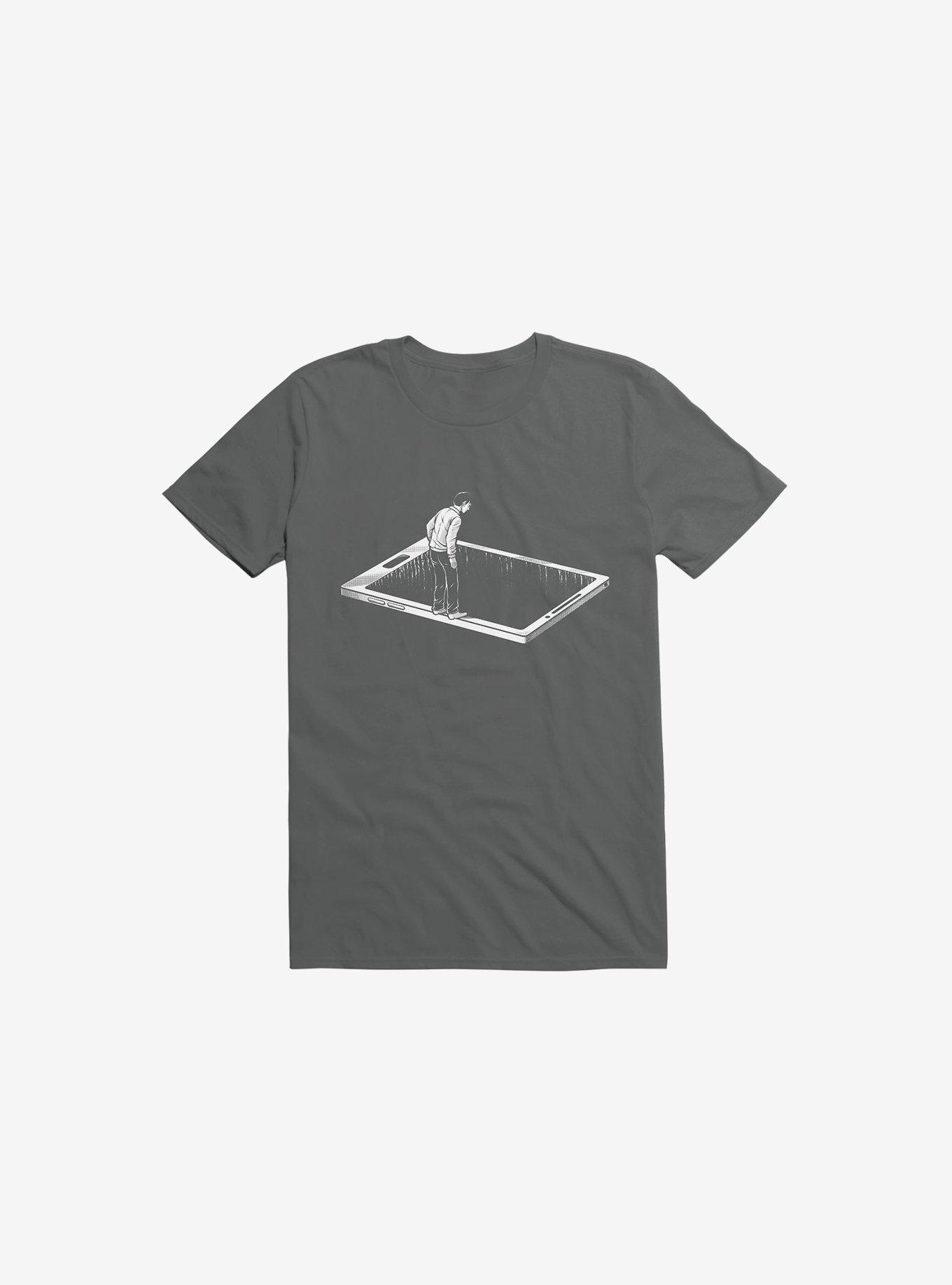 In The Verge Charcoal Grey T-Shirt, CHARCOAL, hi-res