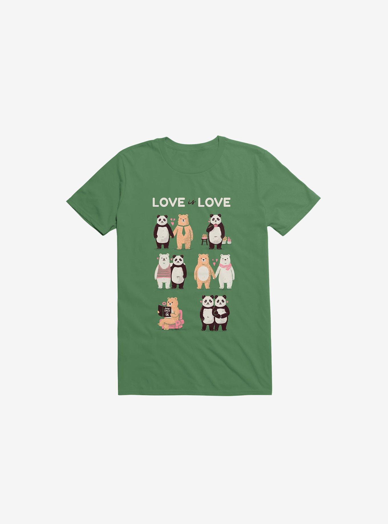 Love Is Love, Being Single Is Ok! Kelly Green T-Shirt, KELLY GREEN, hi-res