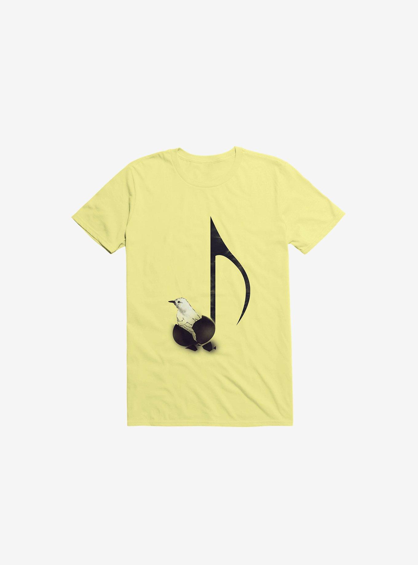 Born To Sing Corn Silk Yellow T-Shirt