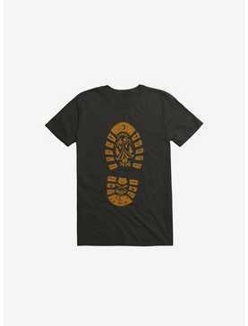 I Love Camping Boot Stamp Black T-Shirt, , hi-res