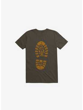 I Love Camping Boot Stamp Brown T-Shirt, , hi-res
