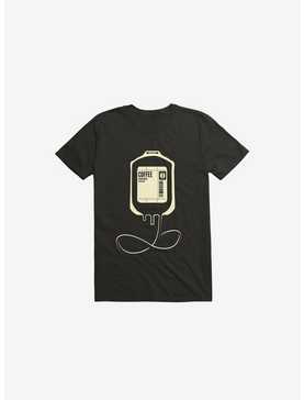 Coffee Transfusion Black T-Shirt, , hi-res
