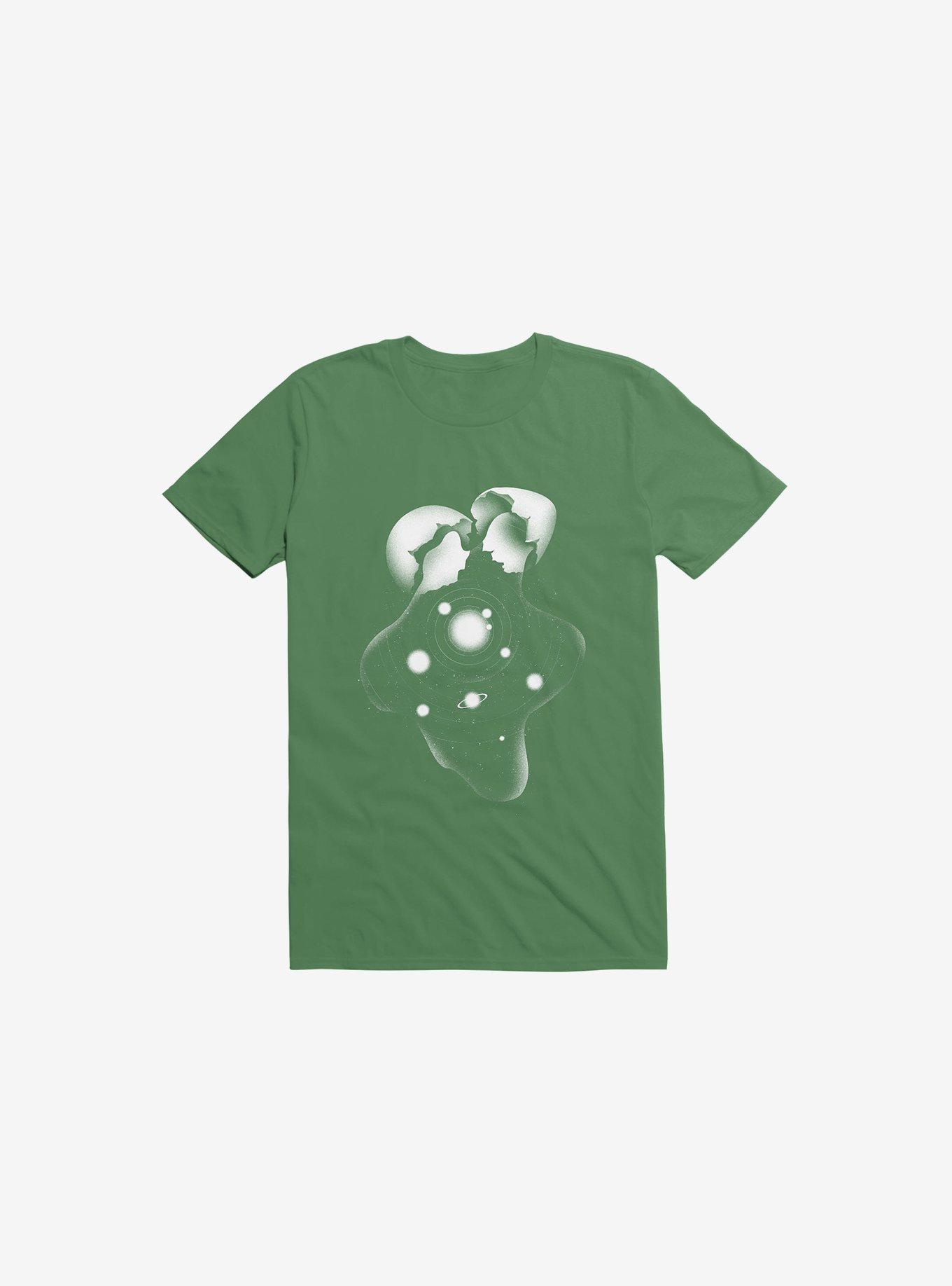 Cosmic Egg Shell Kelly Green T-Shirt, , hi-res