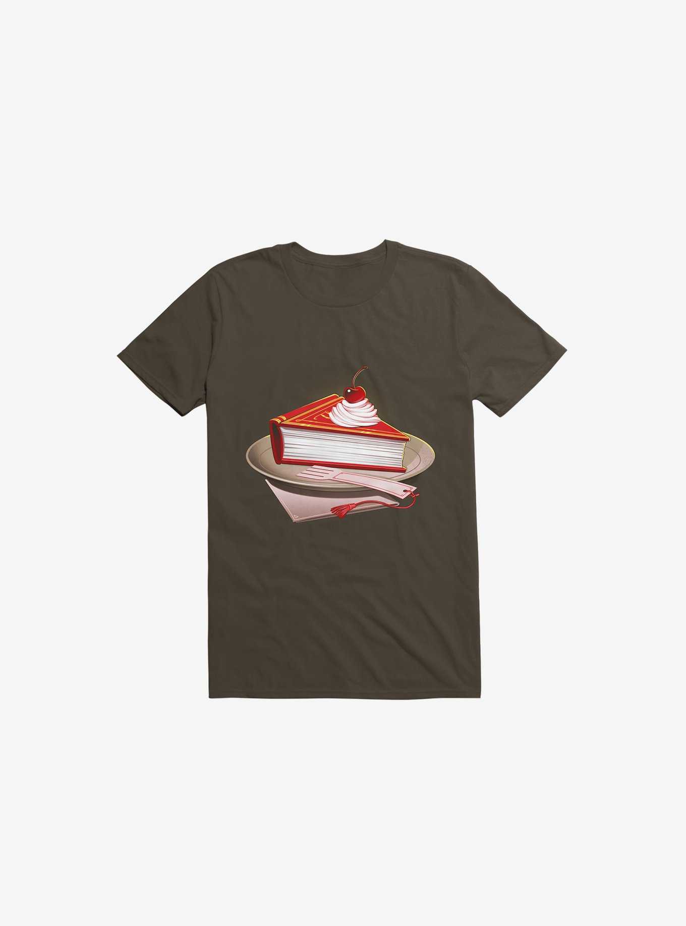 Food For The Brain Brown T-Shirt, , hi-res