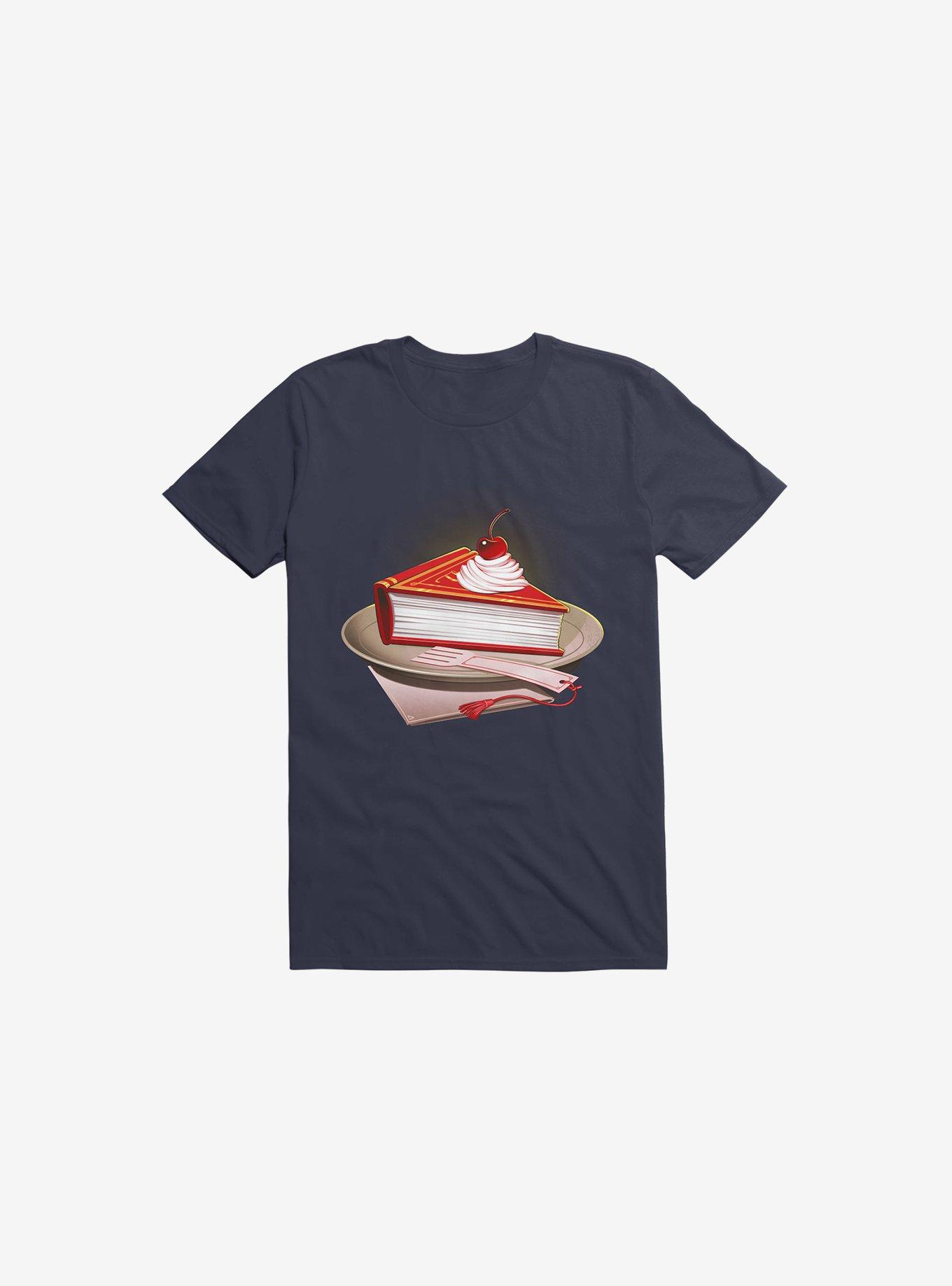 Food For The Brain Navy Blue T-Shirt, NAVY, hi-res