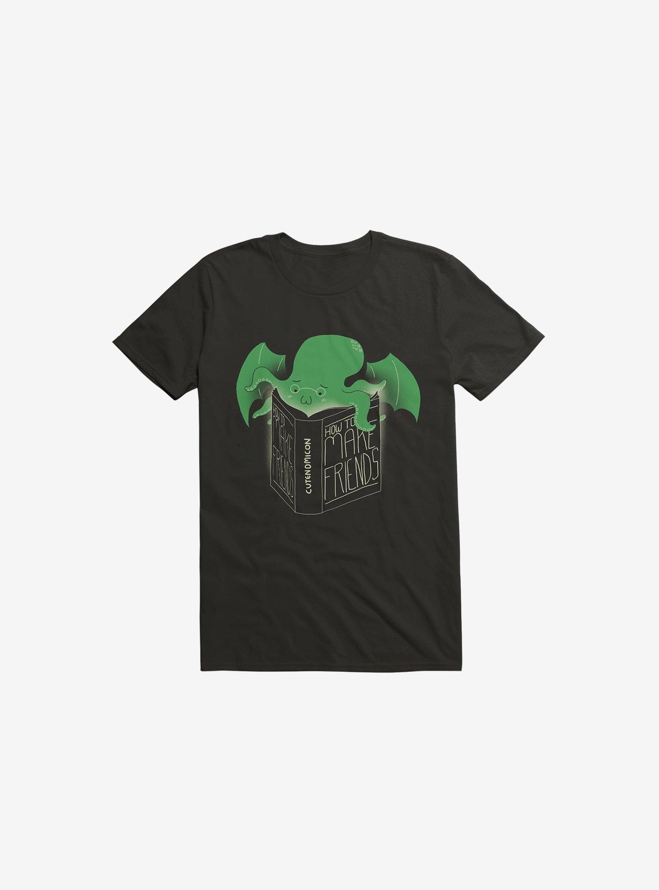 How To Make Friends Black T-Shirt, , hi-res