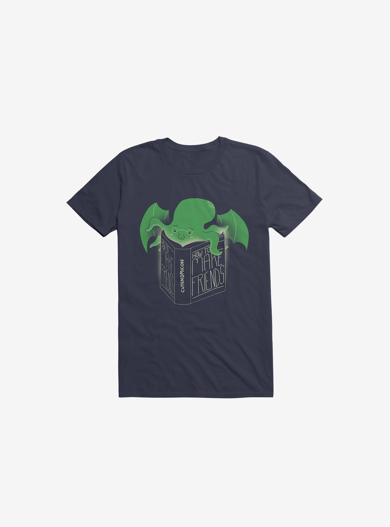 How To Make Friends Navy Blue T-Shirt, , hi-res