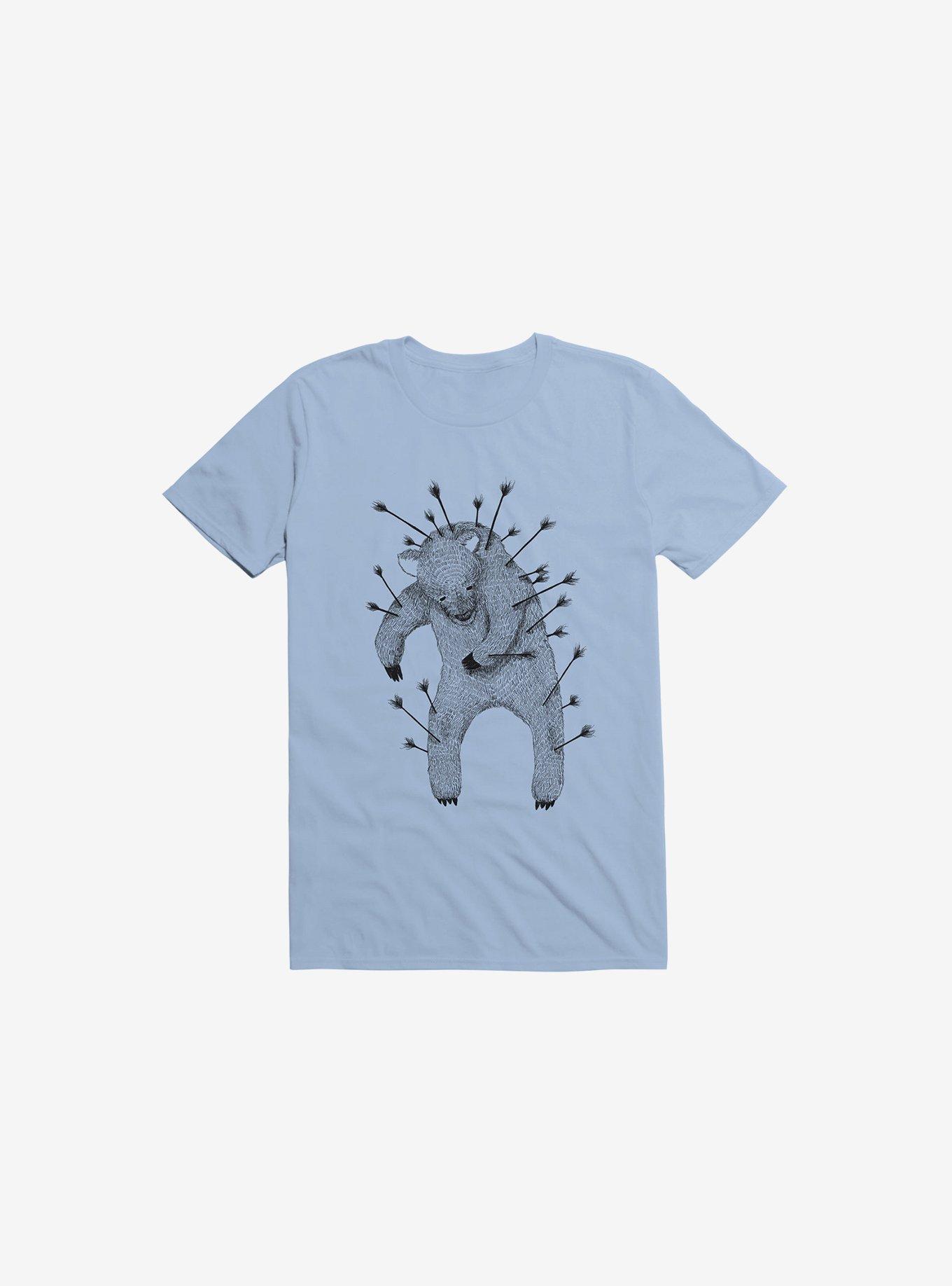 Life And Love Bear Light Blue T-Shirt, , hi-res