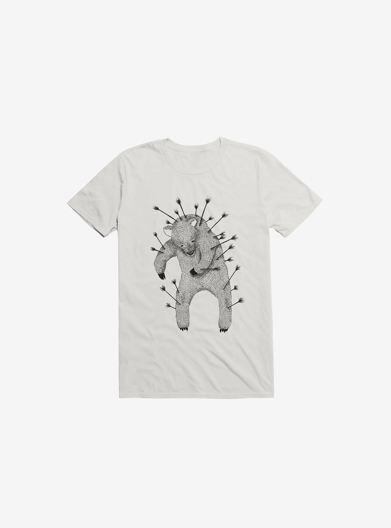 Life And Love Bear White T-Shirt