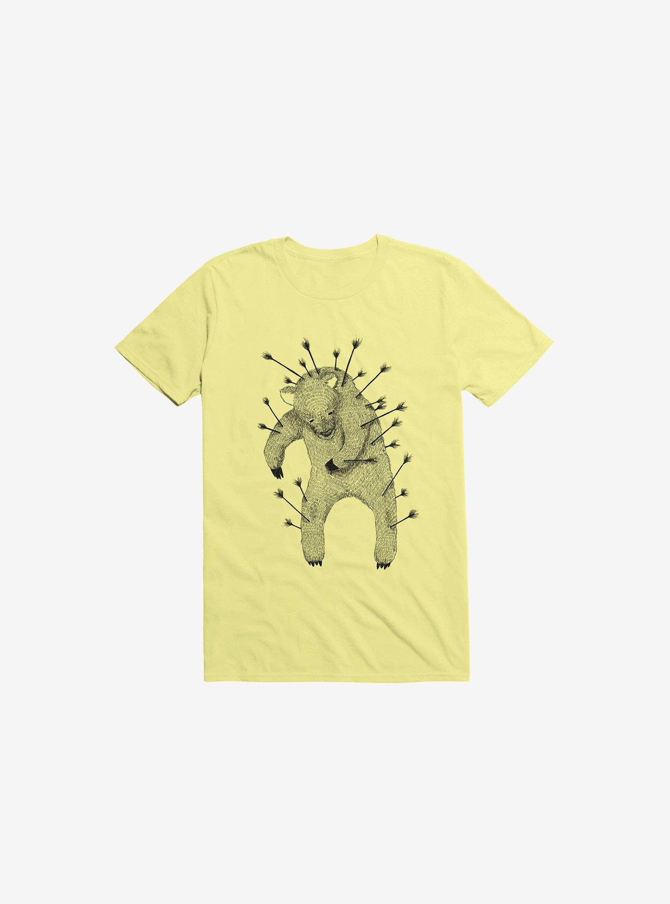Life And Love Bear Corn Silk Yellow T-Shirt