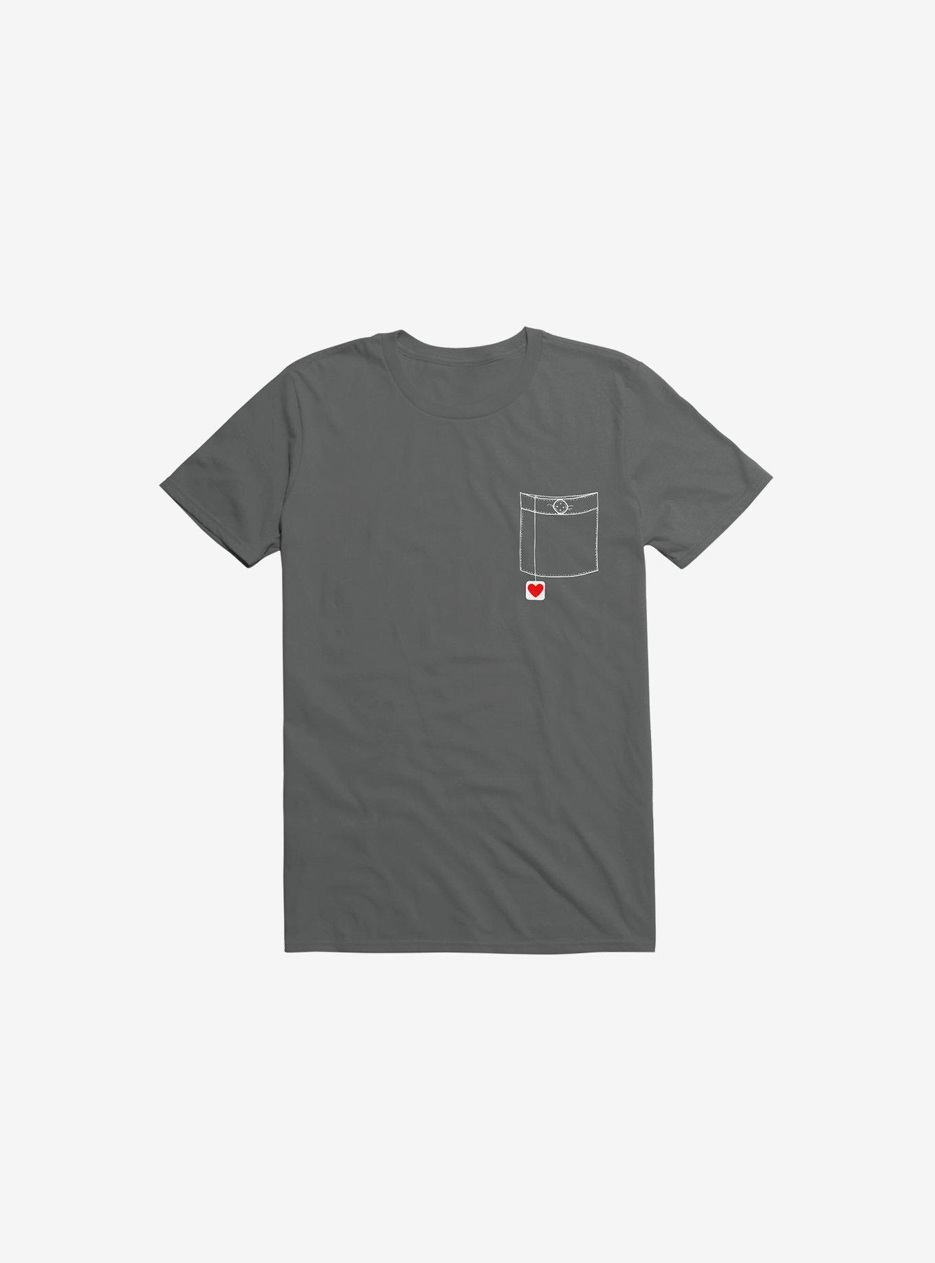 Pocket Full Of Love T-Shirt, CHARCOAL, hi-res