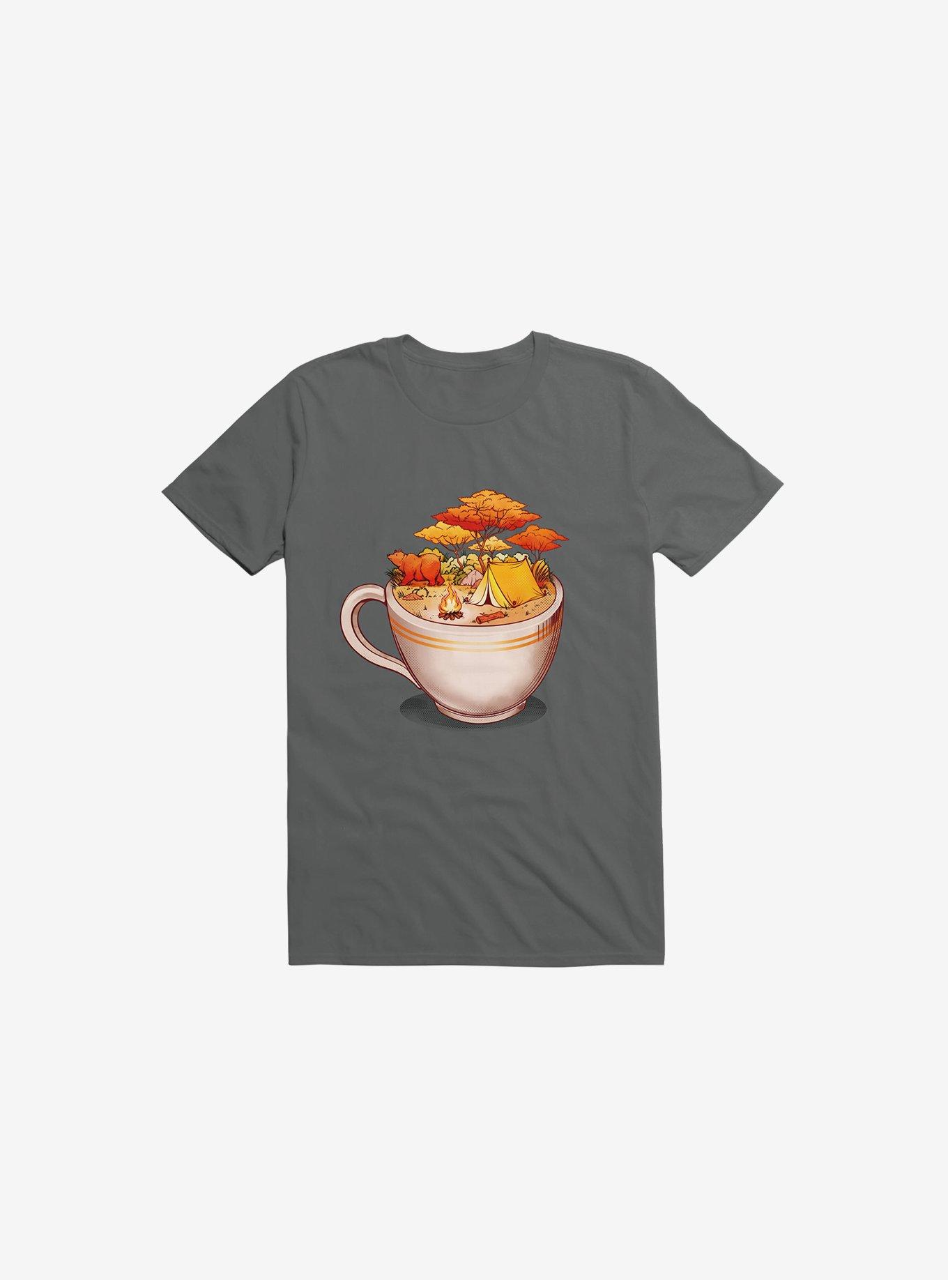 A Sip Of Cabin Nature T-Shirt, CHARCOAL, hi-res