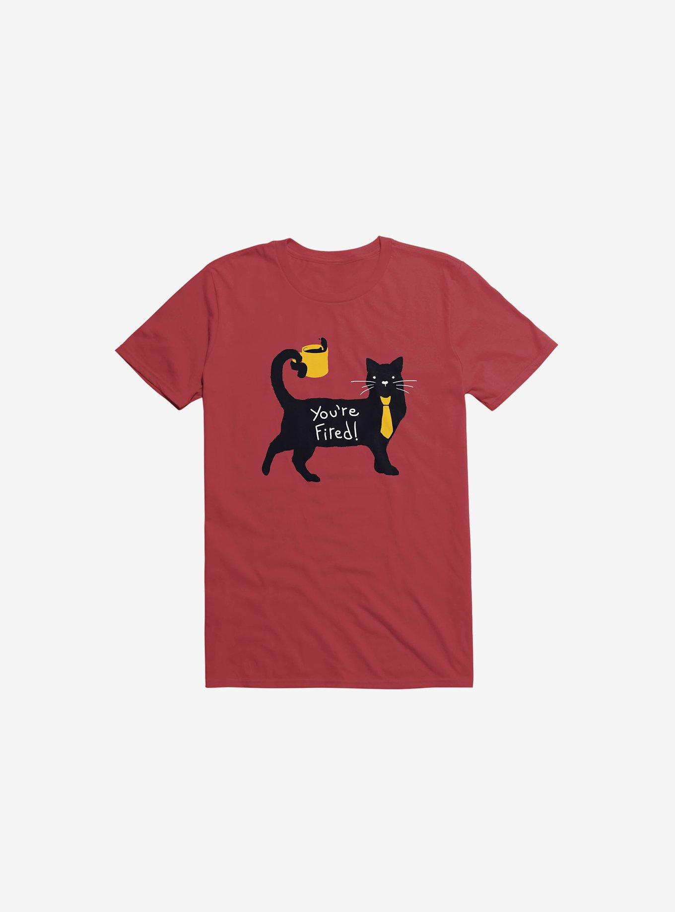 You're Fired T-Shirt, RED, hi-res