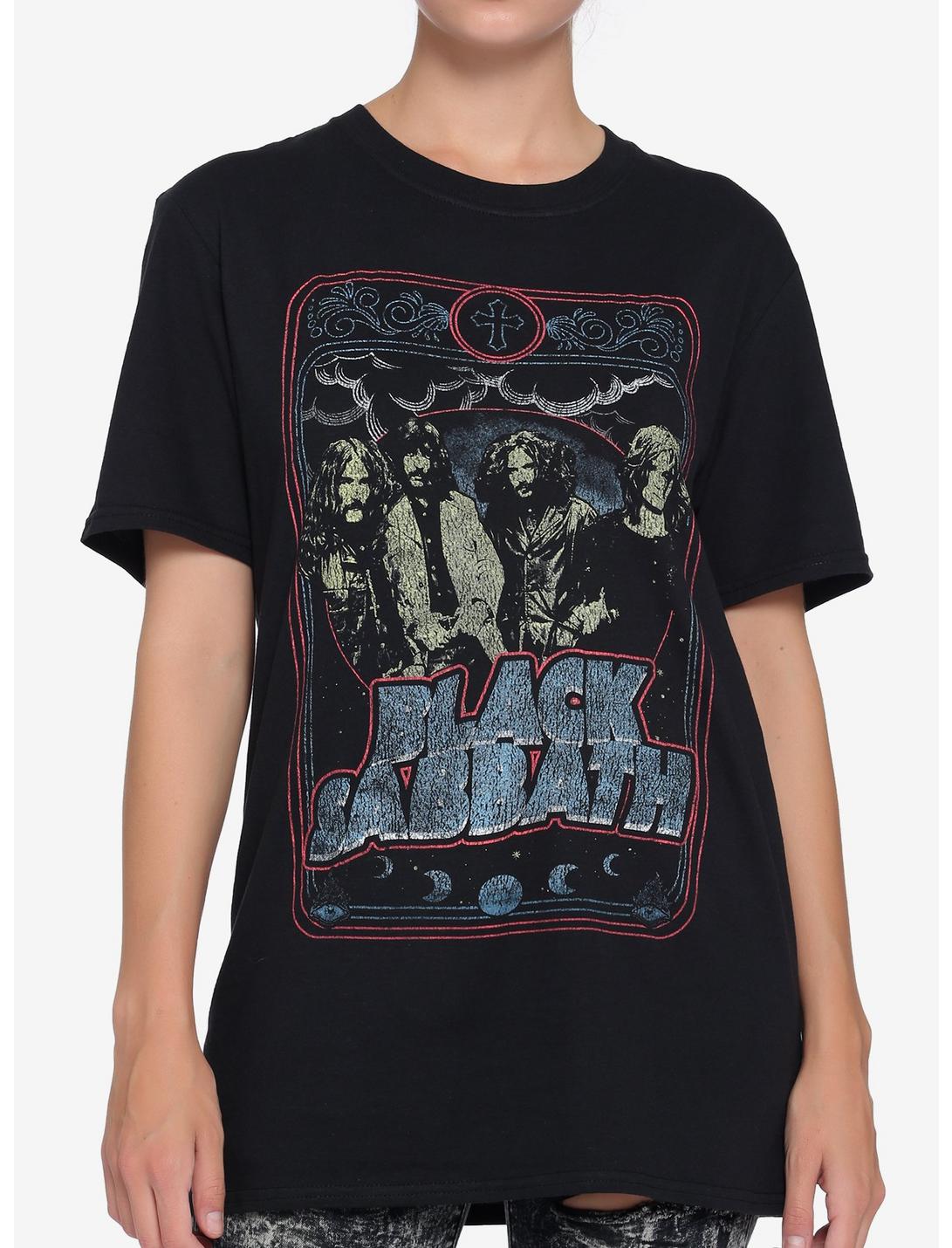 Black Sabbath Tarot Girls T-Shirt, BLACK, hi-res