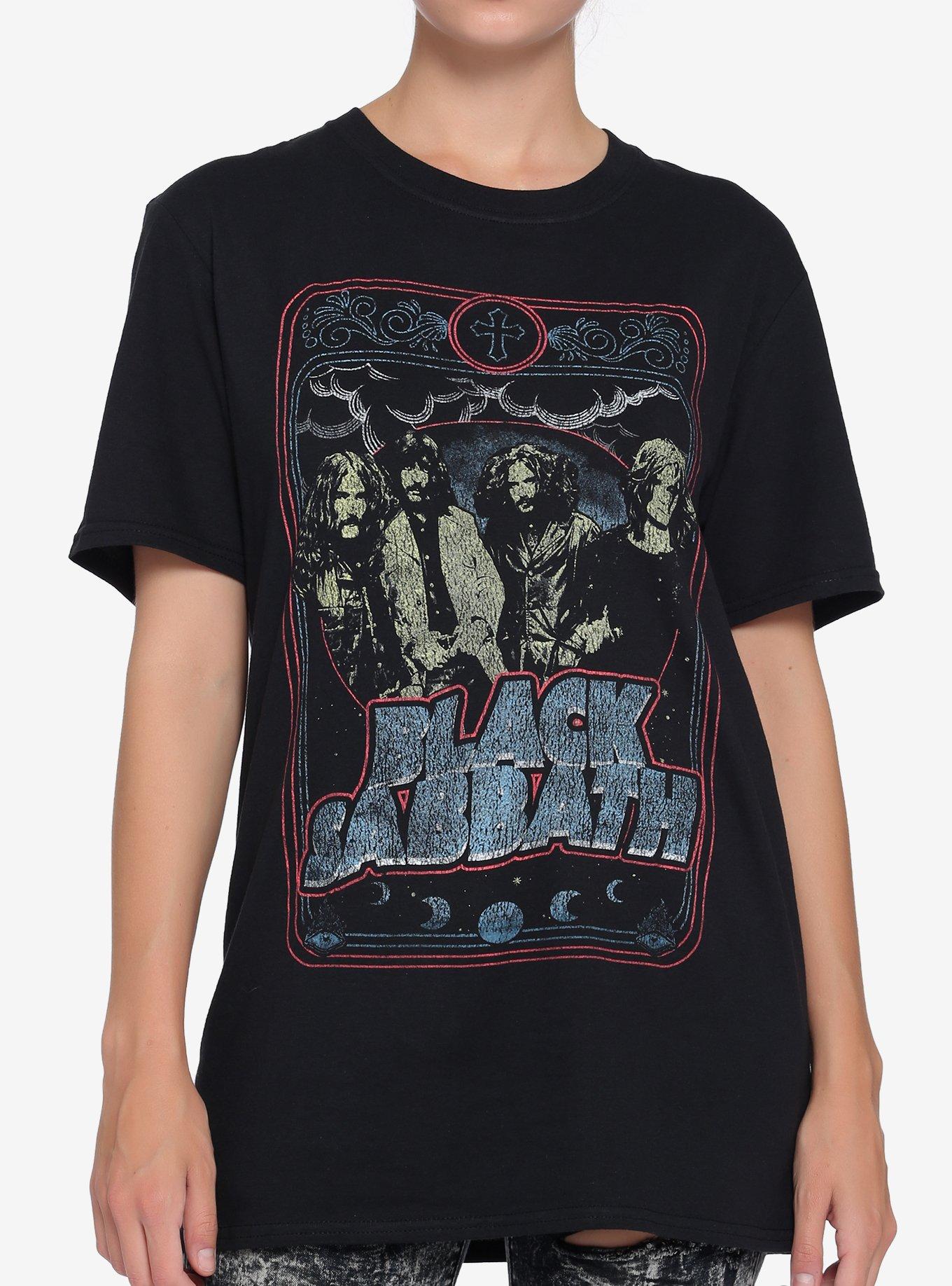 Black Sabbath Tarot Girls T-Shirt, BLACK, hi-res