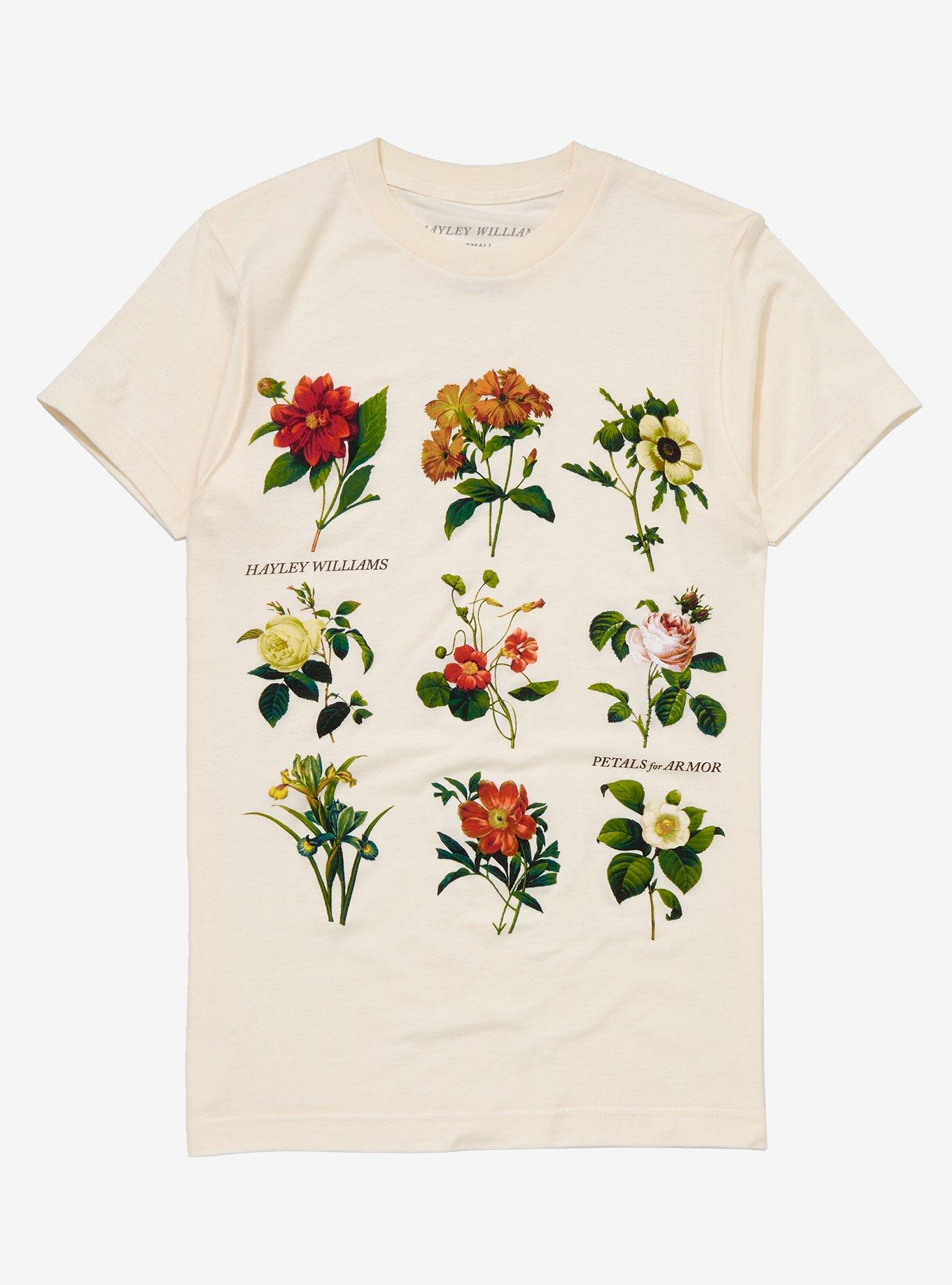 Hayley Williams Petals For Armor Floral Girls T-Shirt, CREAM, hi-res