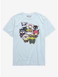 Naruto Shippuden x Hello Kitty and Friends Ninja Group Women's T-Shirt - BoxLunch Exclusive, LIGHT BLUE, hi-res
