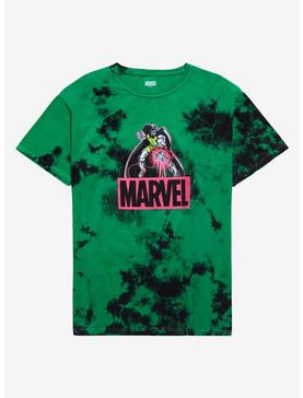 Marvel Doctor Doom Box Logo Tie-Dye T-Shirt - BoxLunch Exclusive, , hi-res