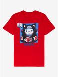 Nyaruto Itachi Uchiha T-Shirt - BoxLunch Exclusive, RED, hi-res