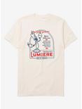 Disney Beauty and the Beast Lumiere Fine Dining T-Shirt - BoxLunch Exclusive, BLACK, hi-res