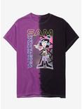 Danny Phantom Sam Manson Ultra-Recyclo-Vegetarian Women's Dip-Dye T-Shirt - BoxLunch Exclusive, PURPLE, hi-res