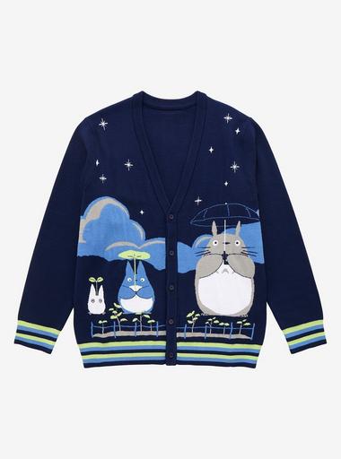 Her Universe Studio Ghibli My Neighbor Totoro 2024 Patchwork Girls Cardigan sz SM