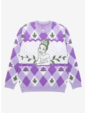 Her Universe Disney The Princess and The Frog Tiana Holiday Sweater - BoxLunch Exclusive, LIGHT PURPLE, hi-res