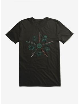 Harry Potter Five Wands Cute Sketch Logo T-Shirt, , hi-res