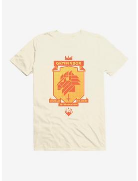 Harry Potter Gryffindor Gold Shield Pixel Logo T-Shirt, , hi-res
