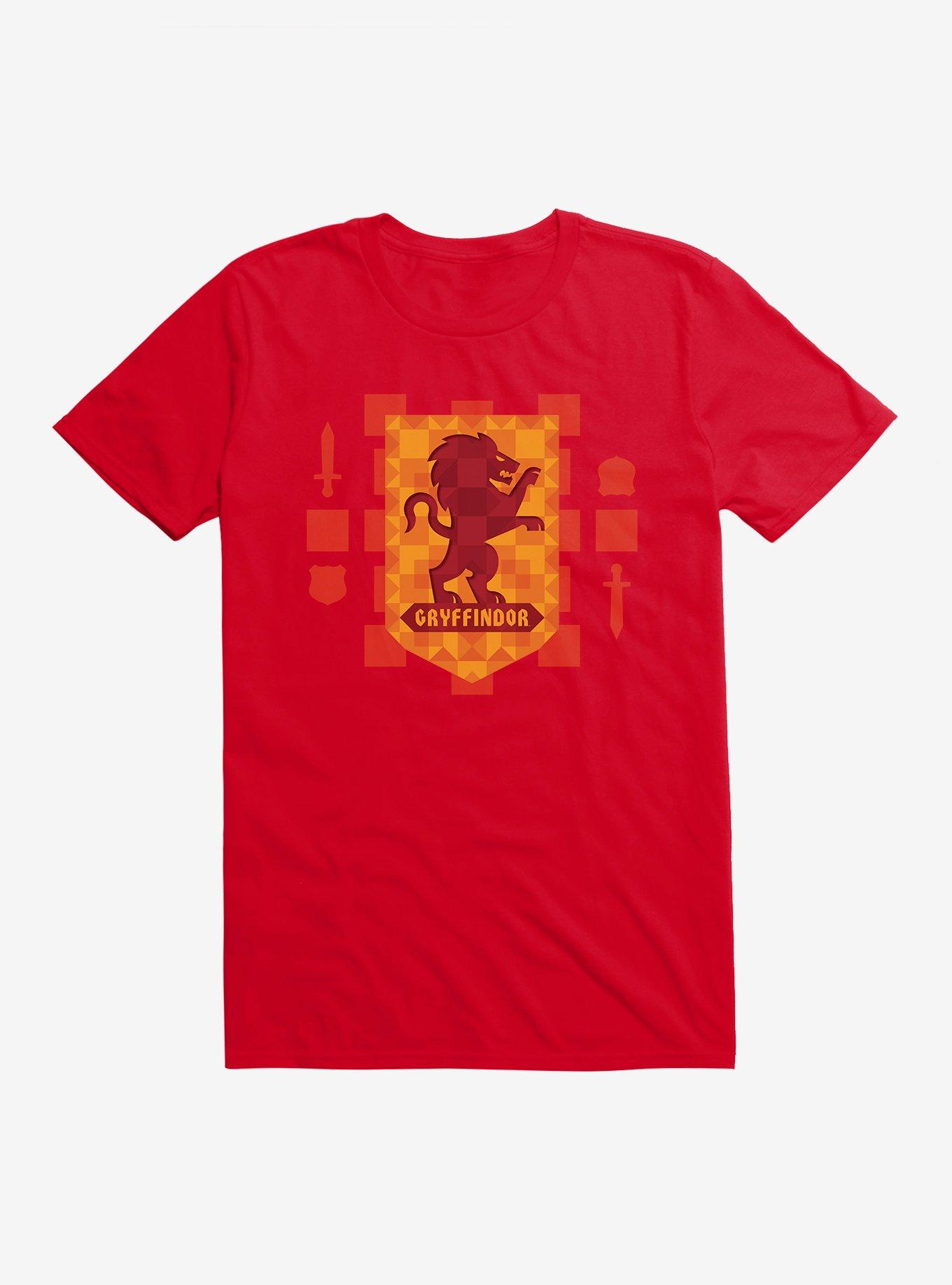 Harry Potter Gryffindor House Shield T Shirt Boxlunch
