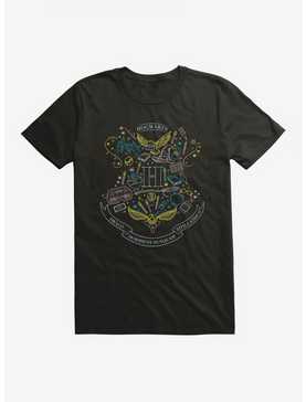 Harry Potter Hogwarts Sketched Shield T-Shirt, , hi-res