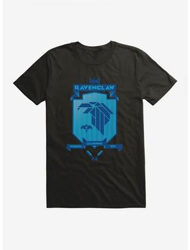 Harry Potter Ravenclaw Blue Pixel Shield Logo T-Shirt, , hi-res