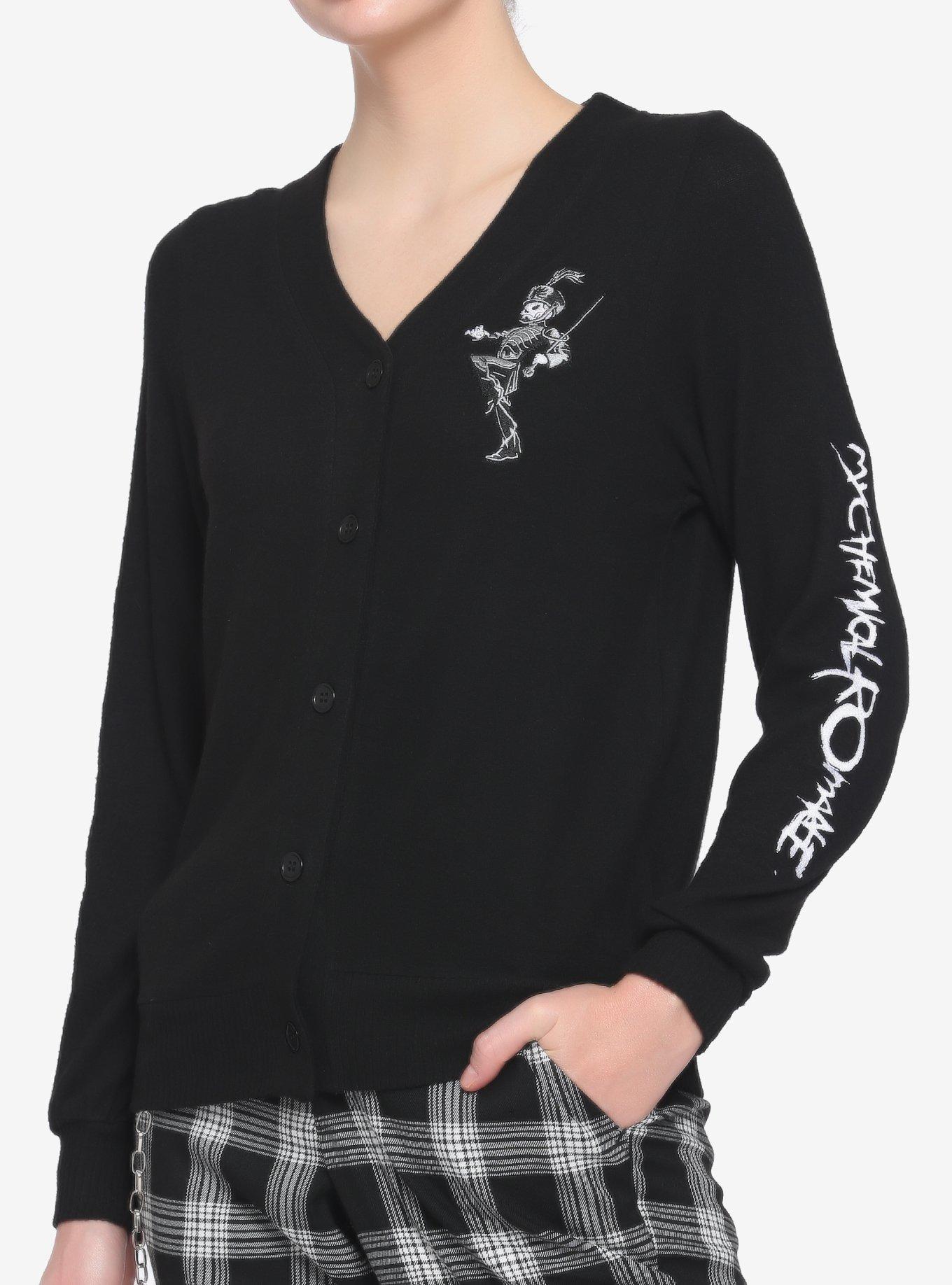 My Chemical Romance The Black Parade Girls Cardigan, BLACK, hi-res