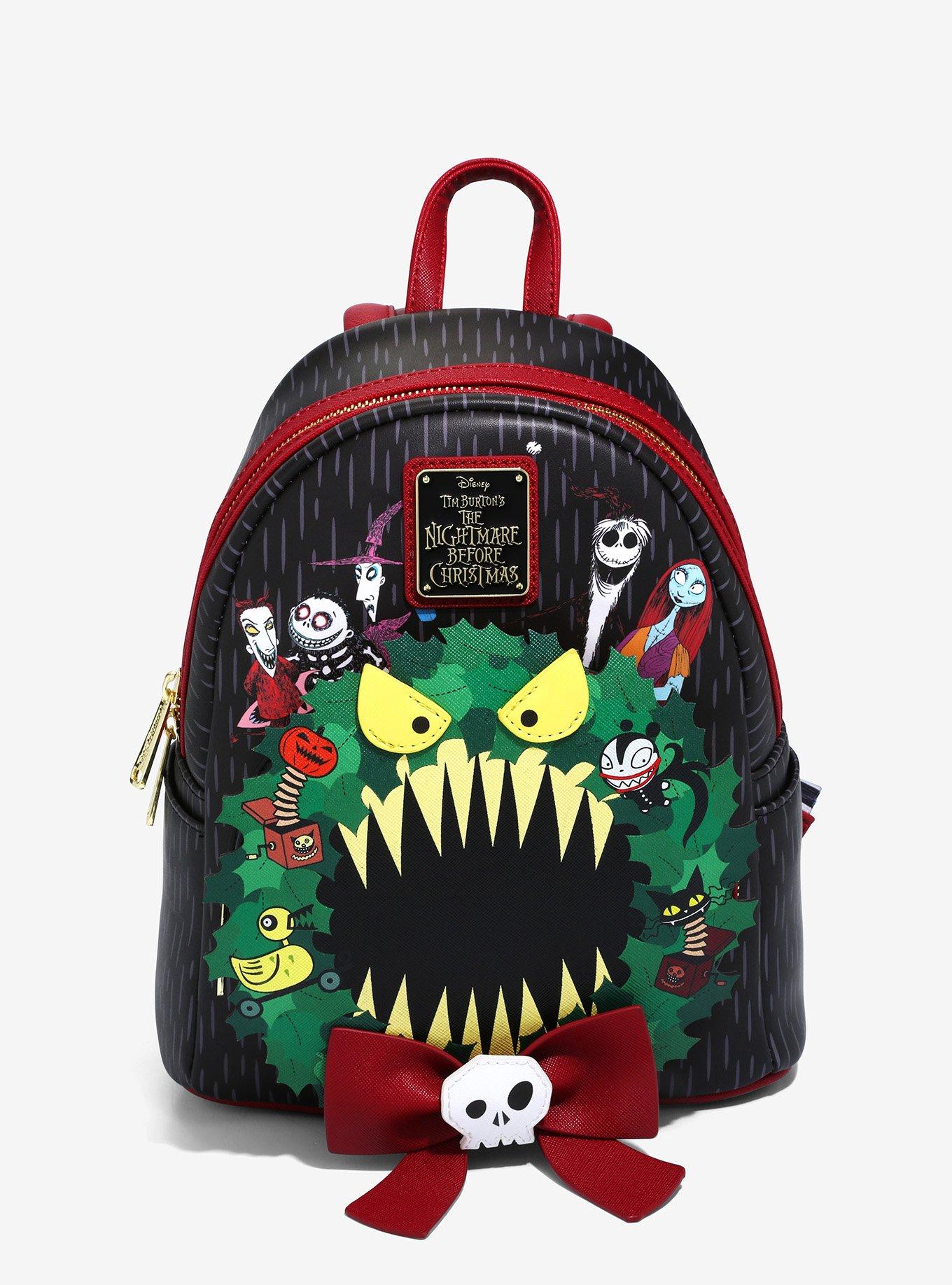 Loungefly Disney The Nightmare Before Christmas Wreath Mini Backpack - BoxLunch Exclusive