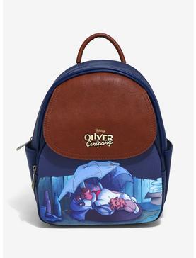 Plus Size Disney Oliver & Company Sleeping Oliver & Dodger Mini Backpack - BoxLunch Exclusive, , hi-res
