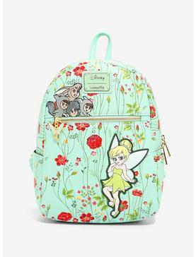Loungefly Disney Peter Pan Tinkerbell & Lost Boys Floral Mini Backpack, , hi-res
