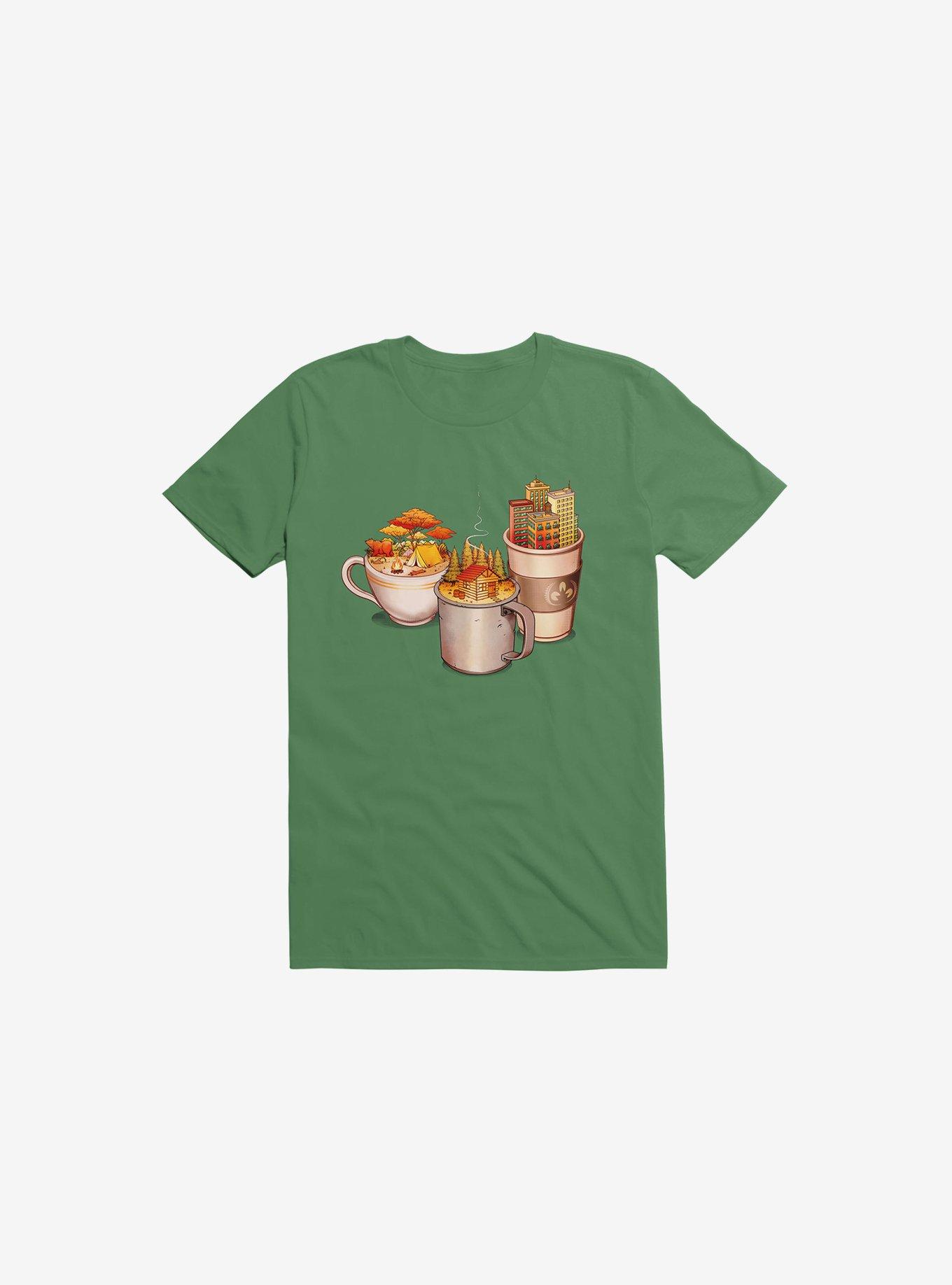 Camping Cabin Life Urban Kelly Green T-Shirt, KELLY GREEN, hi-res