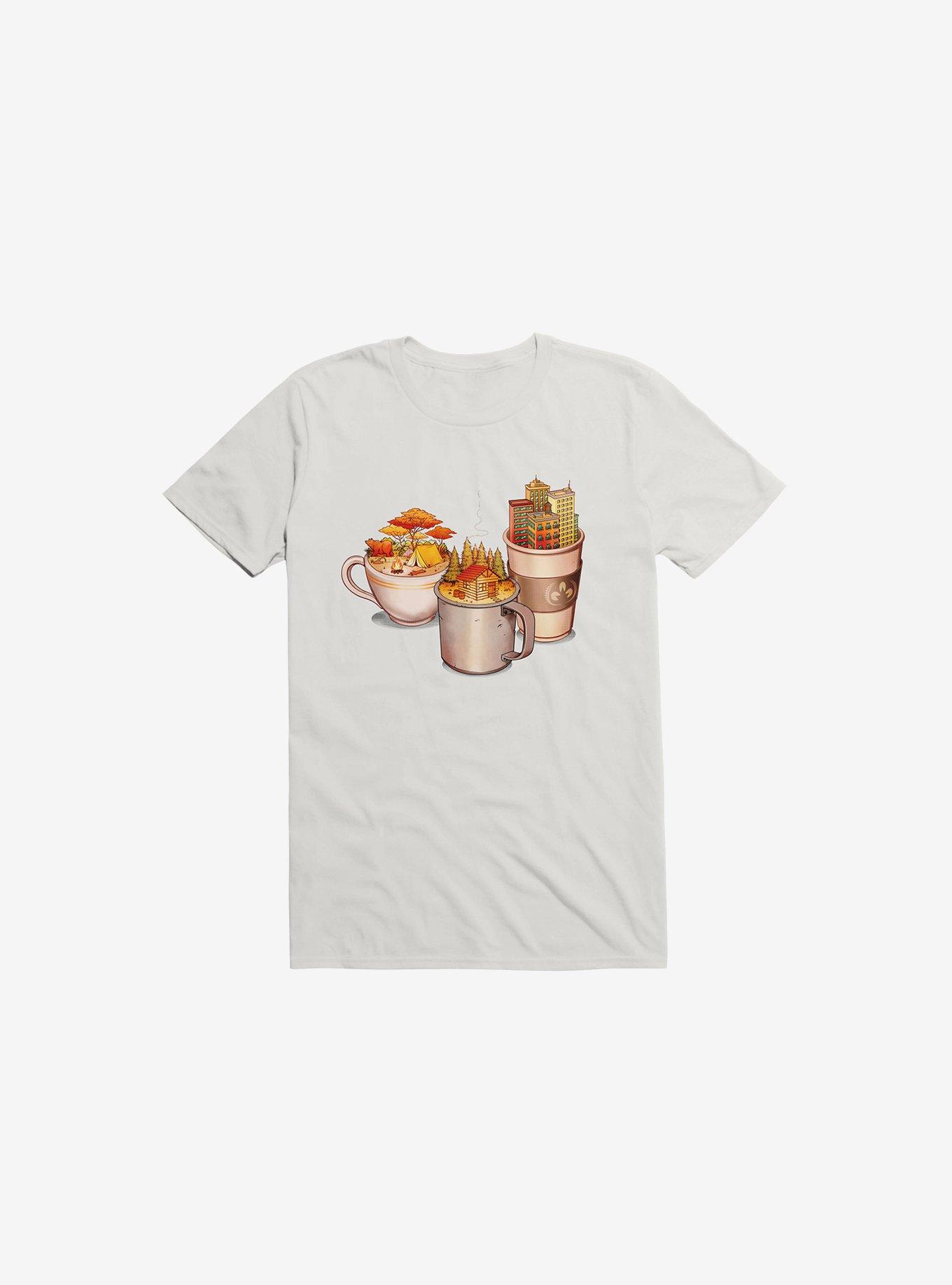 Camping Cabin Life Urban White T-Shirt, WHITE, hi-res