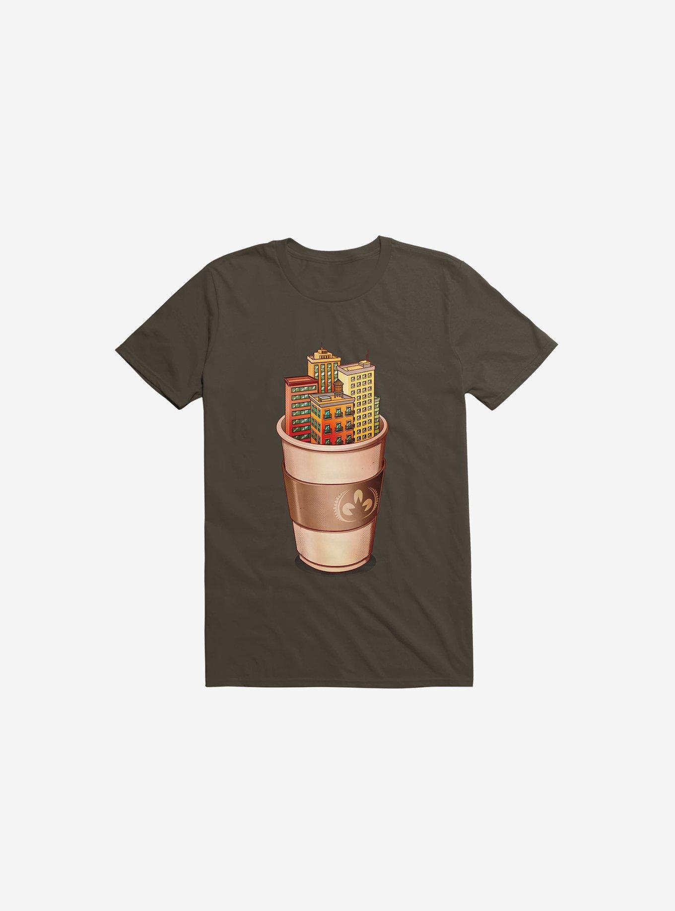 Coffee City Brown T-Shirt, , hi-res