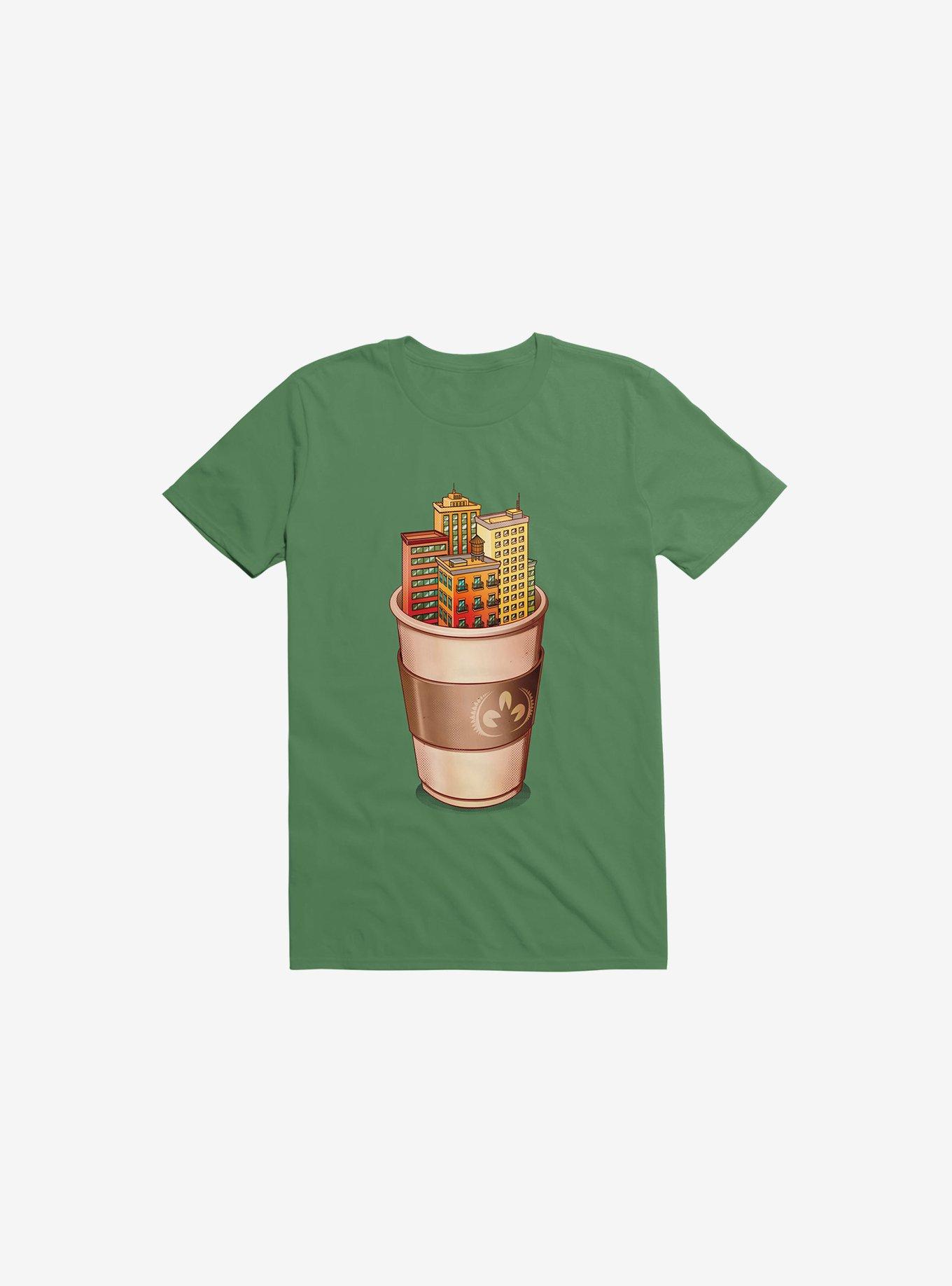 Coffee City Kelly Green T-Shirt, KELLY GREEN, hi-res