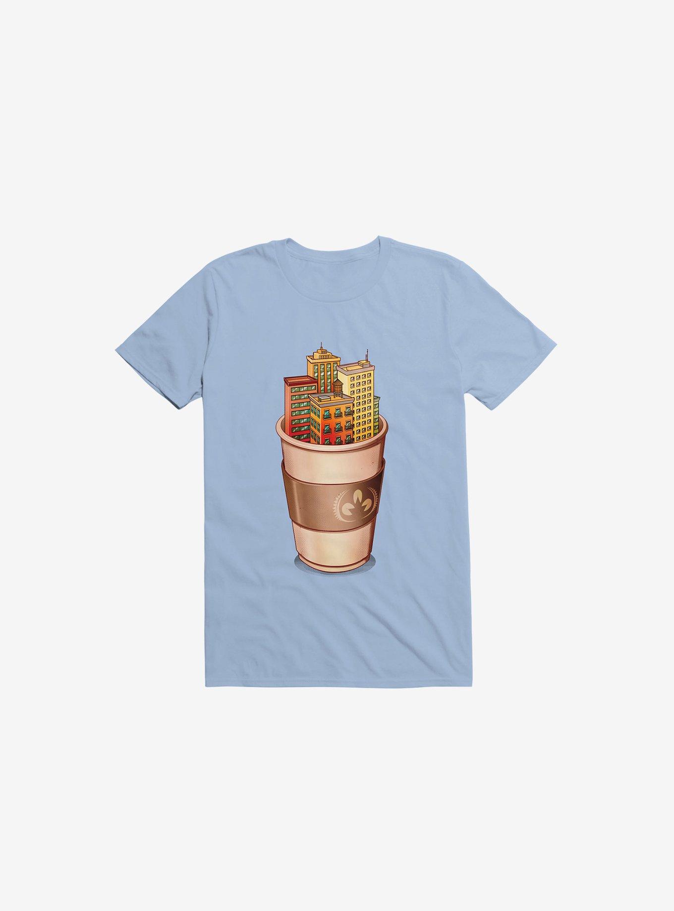 Coffee City Light Blue T-Shirt