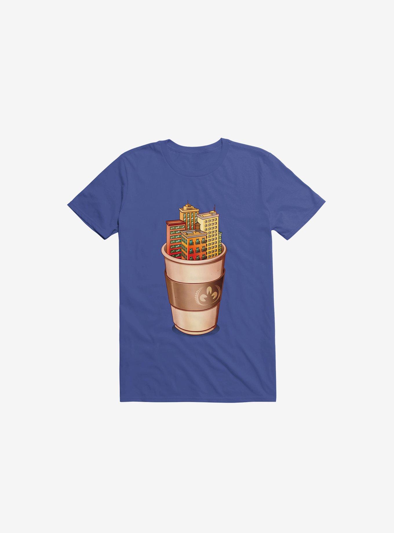 Coffee City Royal Blue T-Shirt, , hi-res
