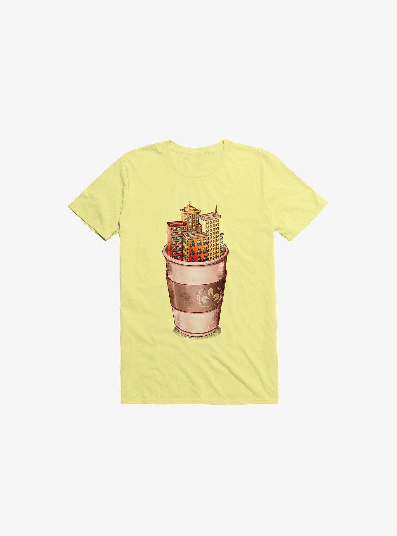 Coffee City Corn Silk Yellow T-Shirt, , hi-res