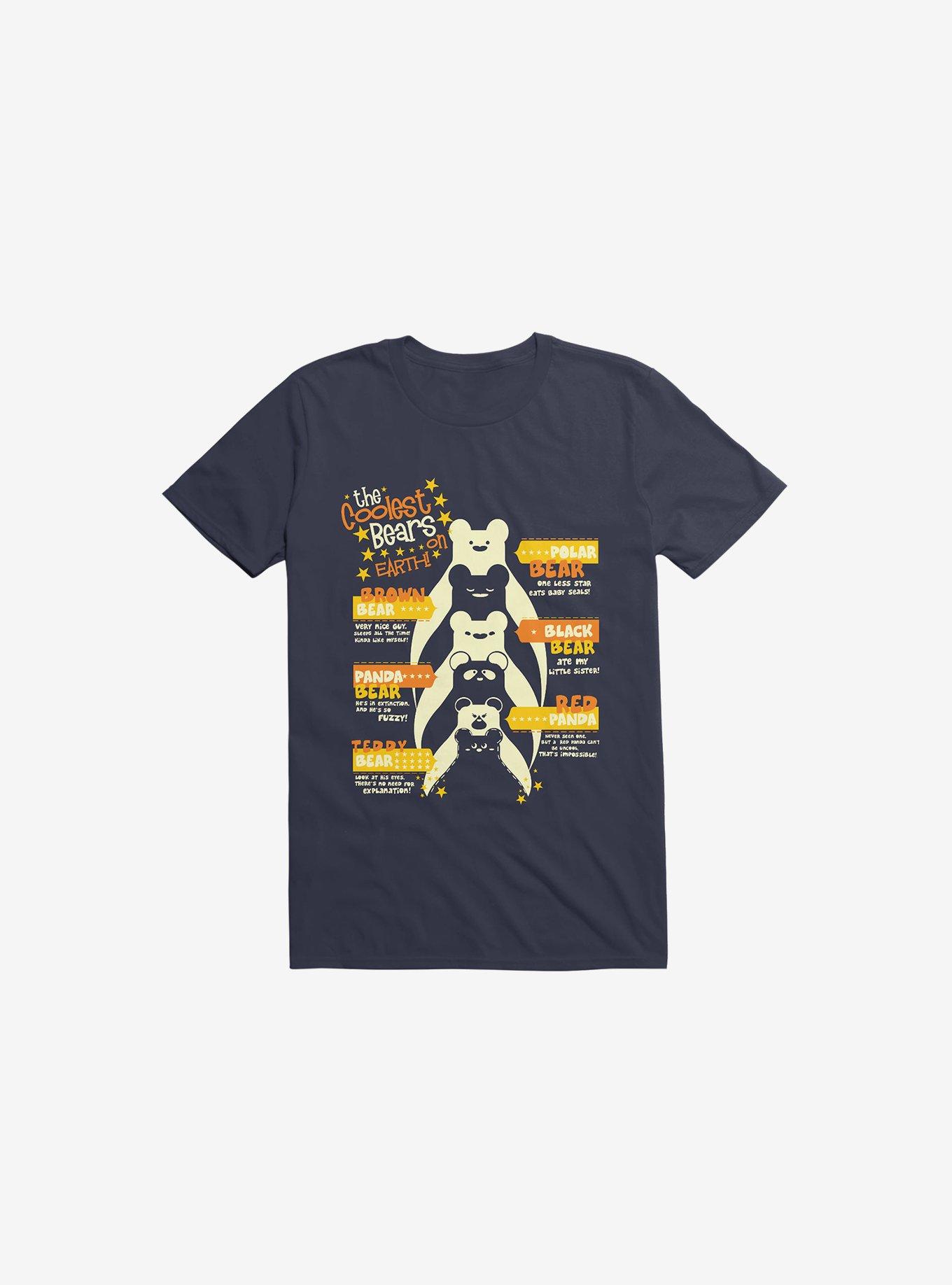 Coolest Bear Navy Blue T-Shirt, , hi-res