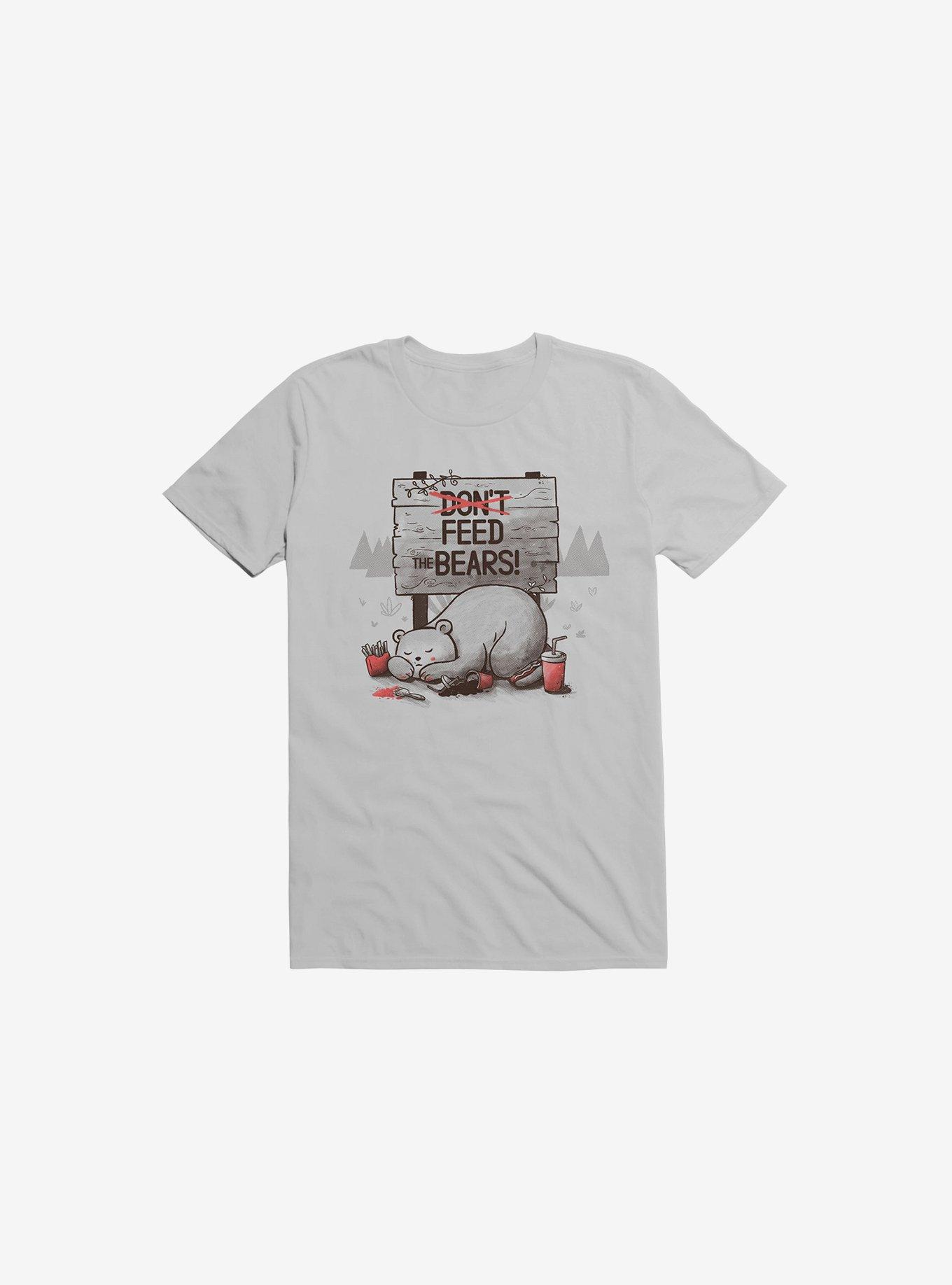 Don't Feed The Bears Ice Grey T-Shirt, , hi-res