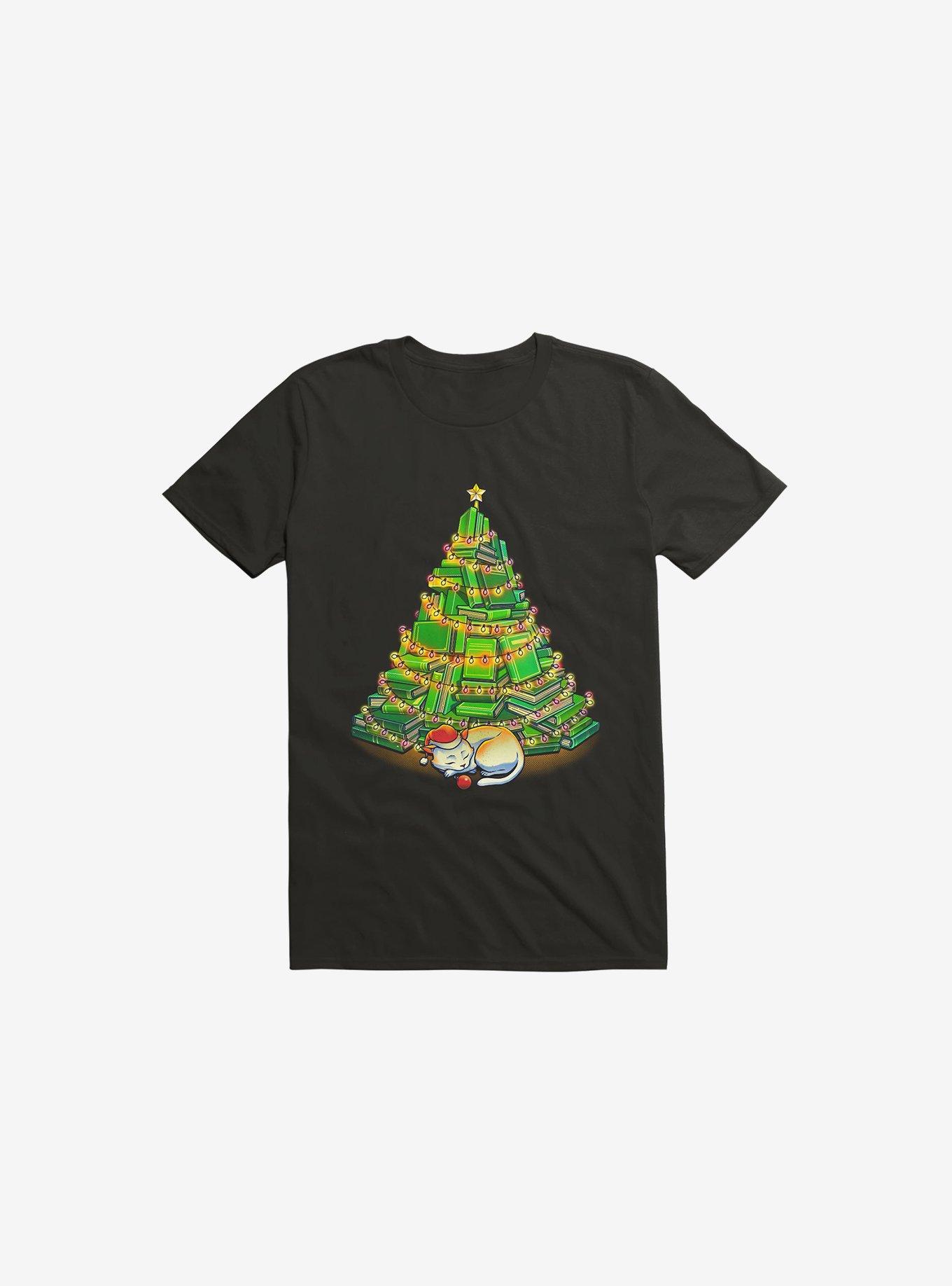 THRDLESS My Favorite Xmas Tree Black T-Shirt